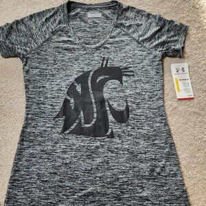 Washington State University Under Armour Tee NWT Womens Small